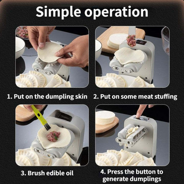 Ravioli freschi preparati con macchina elettrica - risultato perfetto