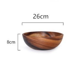 Ciotola in legno per cucina - materiale naturale e durevole