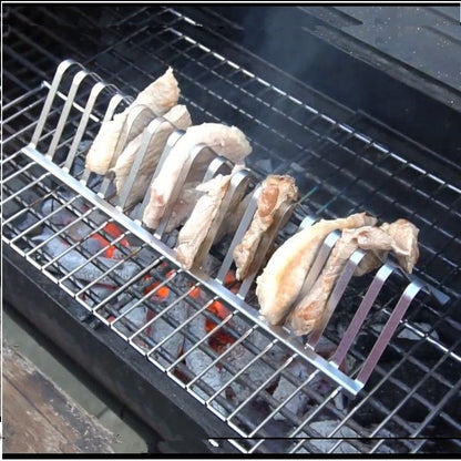 Set completo accessori barbecue in acciaio inox per grigliata perfetta