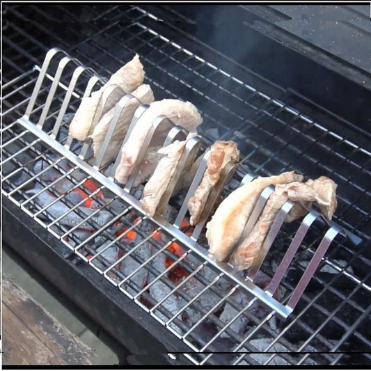 Set completo accessori barbecue in acciaio inox per grigliata perfetta