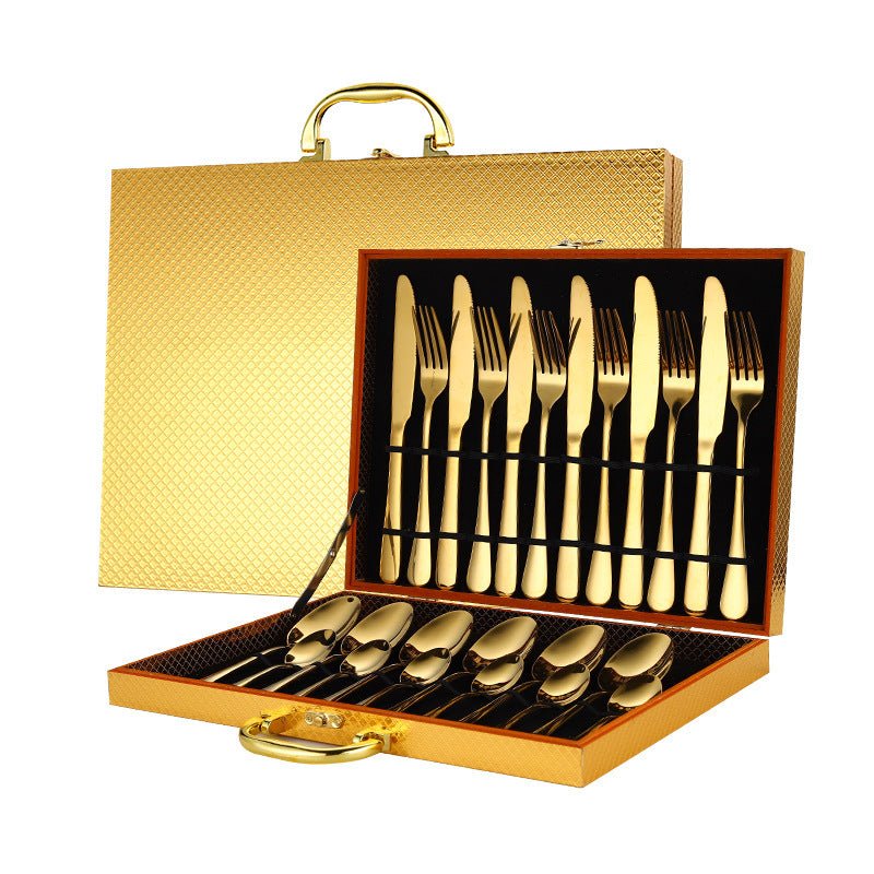 Set stoviglie 24 pezzi alta qualità - servizio completo per 6 persone