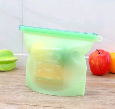 Sacchetti silicone conservazione alimenti - riutilizzabili ecologici