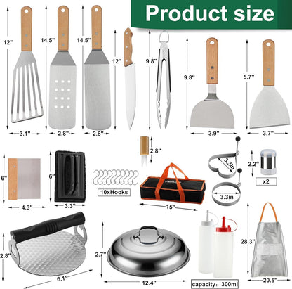 Utensili griglia completi - Set barbecue outdoor
