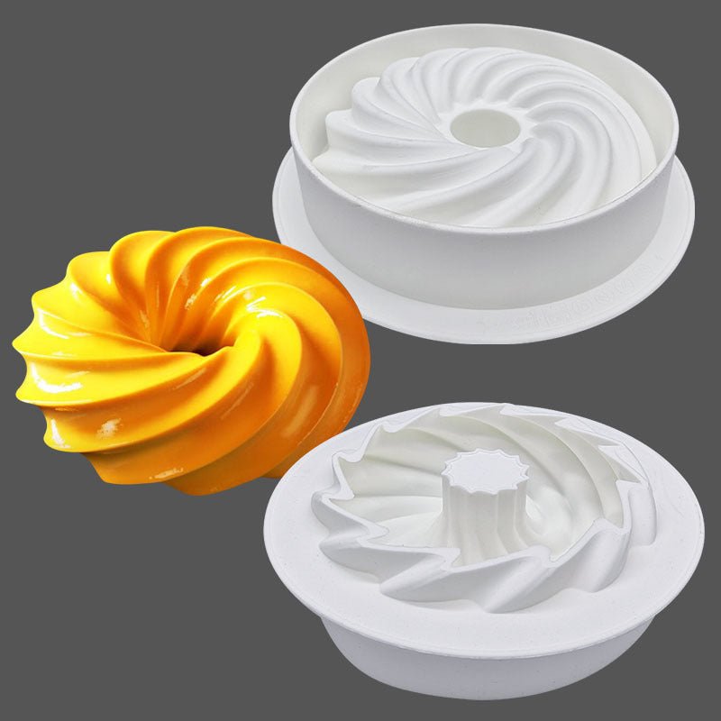 Stampo per dolci in silicone rotondo - antiaderente e flessibile