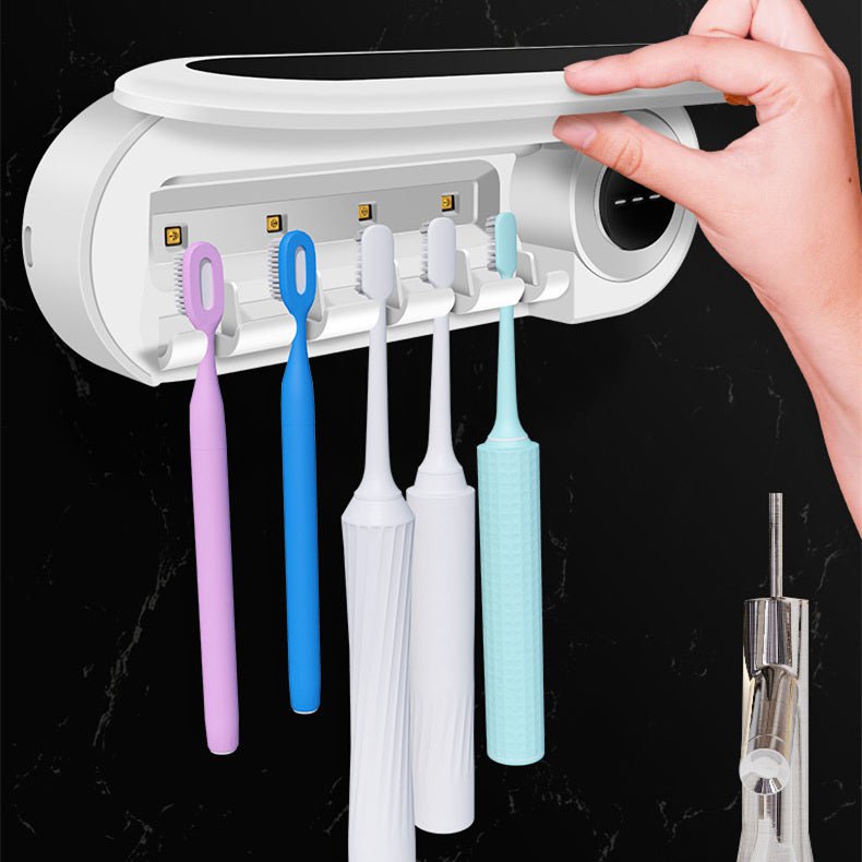 Accessorio bagno multifunzione - portaspazzolino e sterilizzatore