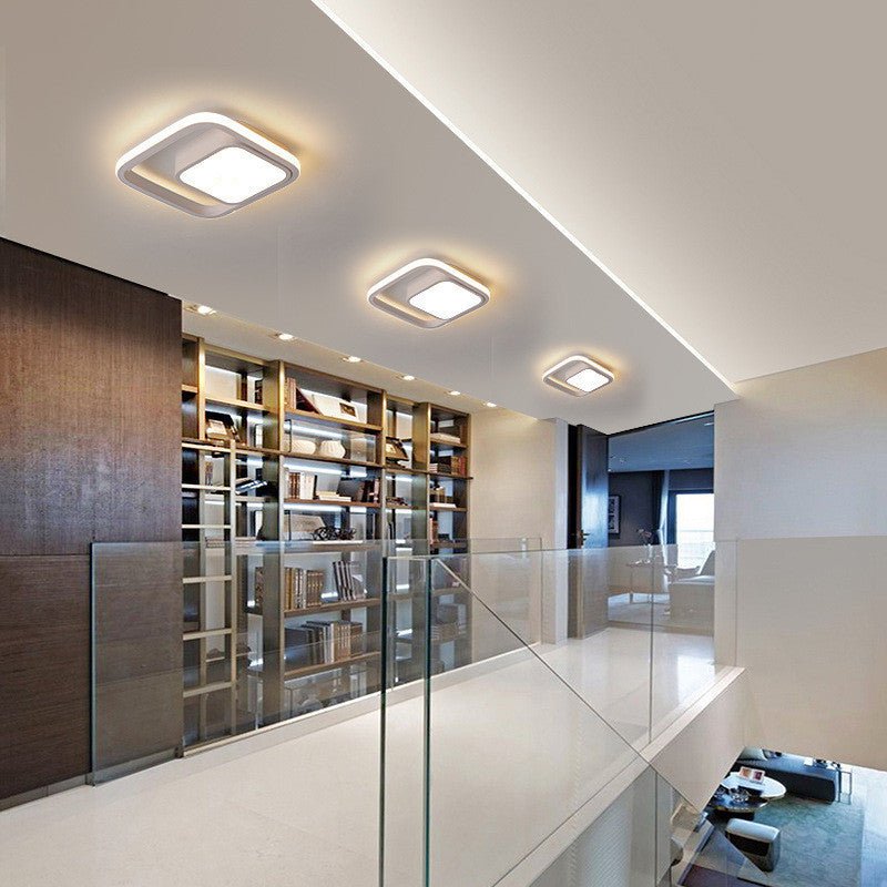 Luci creative installate - illuminazione corridoi moderna