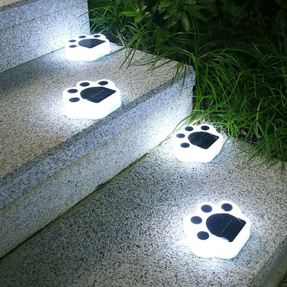 Luce esterna orso solare - Zampa giardino divertente