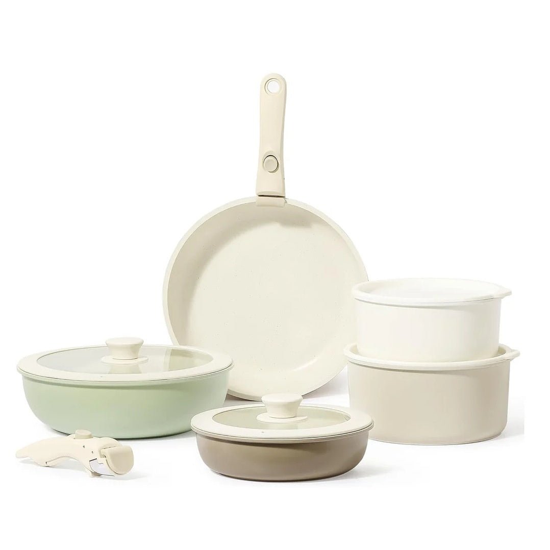 Set cookware manico removibile - Pentole casa funzionali