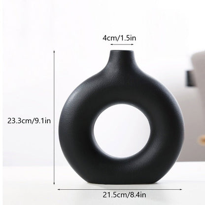 Decorazione casa stile nordico - vaso forma ciambella