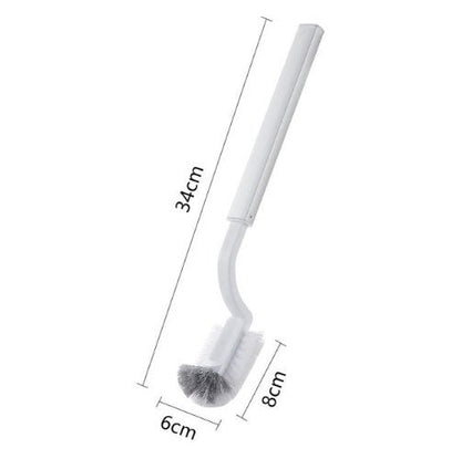 Accessorio bagno moderno - scopino con bidone integrato