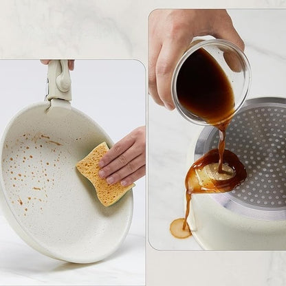 Pentole manico staccabile - Set cucina pratico moderno