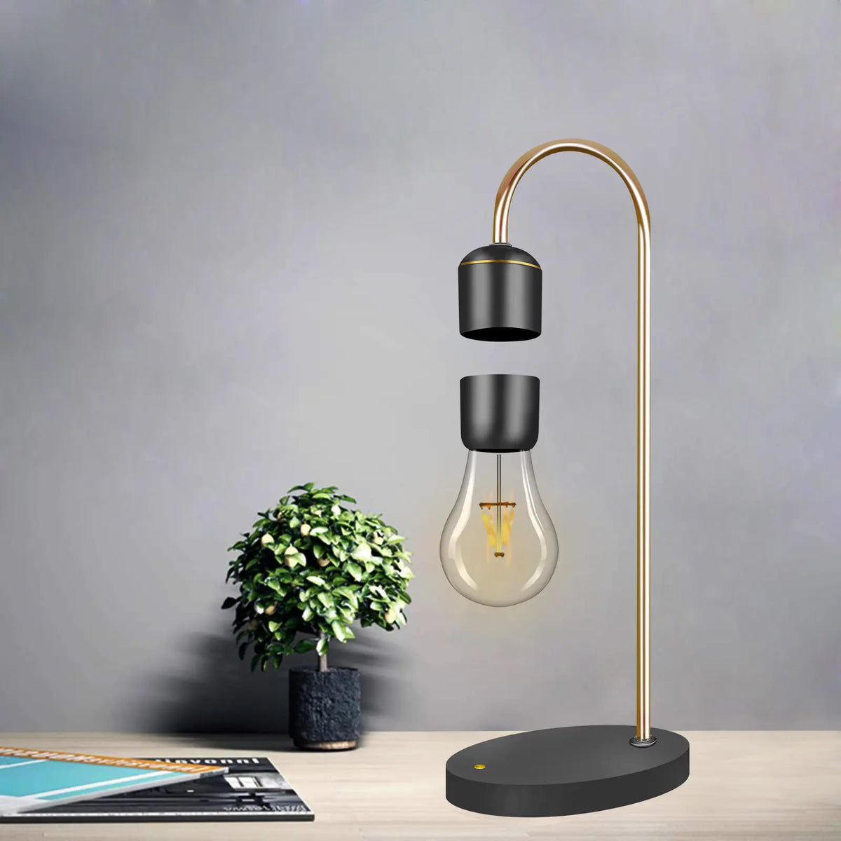 Lampada levitante magnetica - tecnologia innovativa sospensione aria