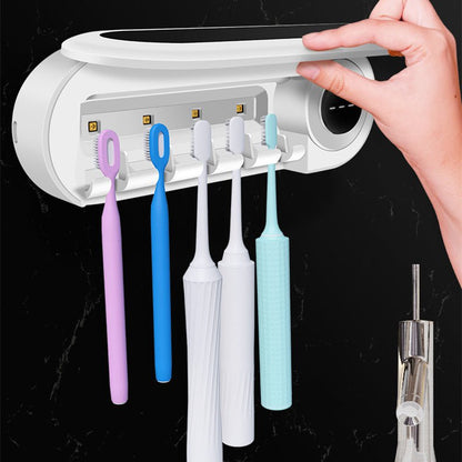 Dispenser dentifricio automatico con portaspazzolino - igiene moderna