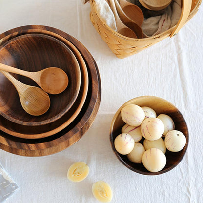 Ciotola in legno per frutta - design naturale e sostenibile