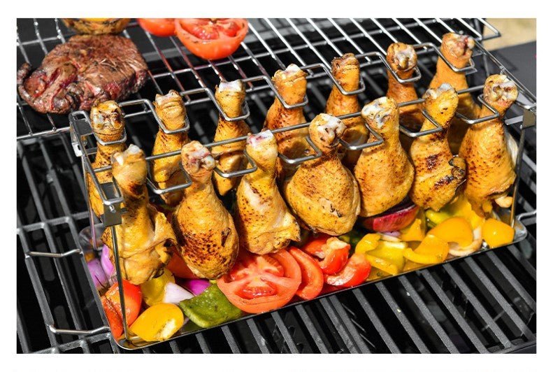 Accessorio BBQ portatile - griglia maglia acciaio inossidabile