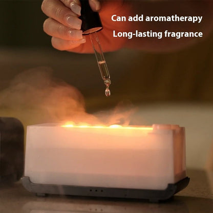 Diffusore ultrasuoni con simulazione fiamma - atmosfera rilassante