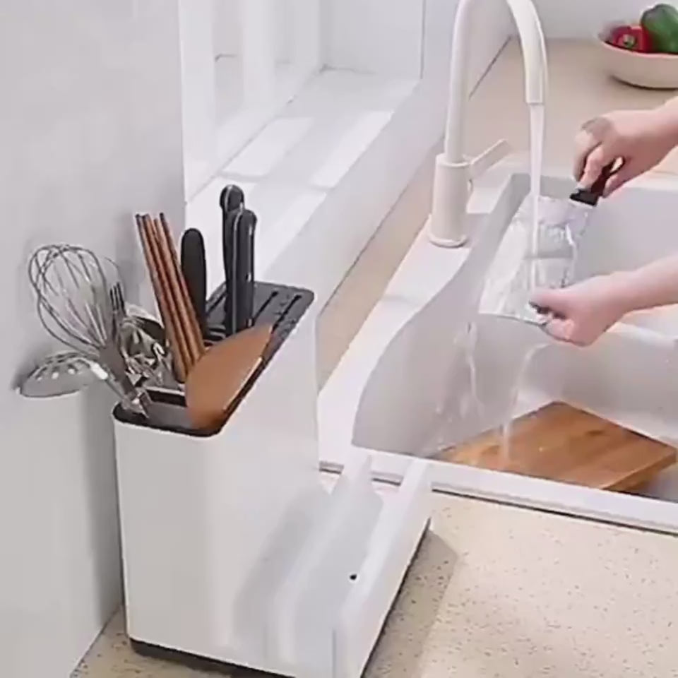 Video dimostrativo supporto coltelli multifunzionale - organizzazione cucina
